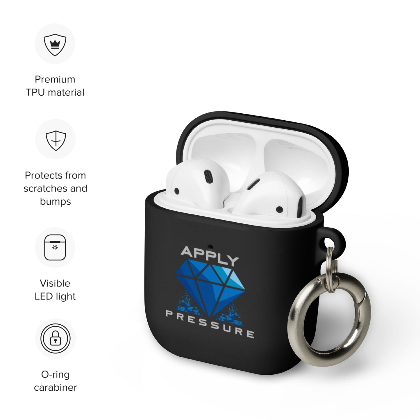 "SHATTER YOUR LIMITATIONS" AirPods case - Apply Pressure Fitness