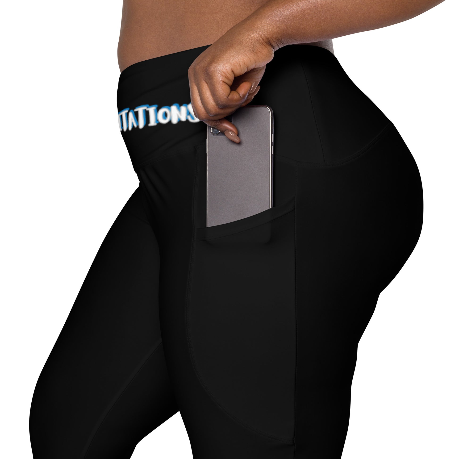 " Shatter Your Limitations" Leggings with pockets - Apply Pressure Fitness